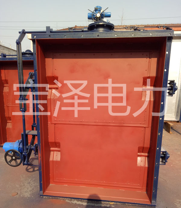 電動(dòng)雙百葉密封風(fēng)擋板門(mén)