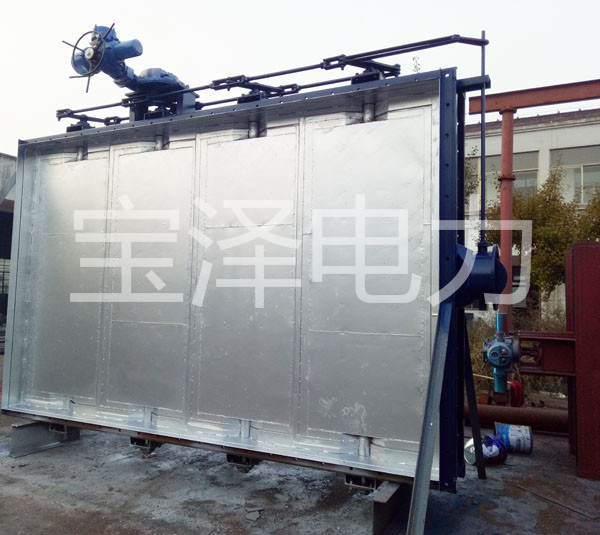 電動(dòng)雙百葉脫硫擋板門(mén)（帶密封風(fēng)）