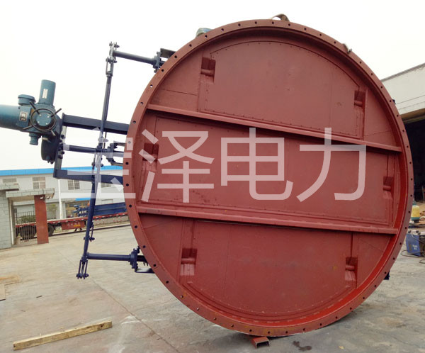 電動圓形脫硫擋板門