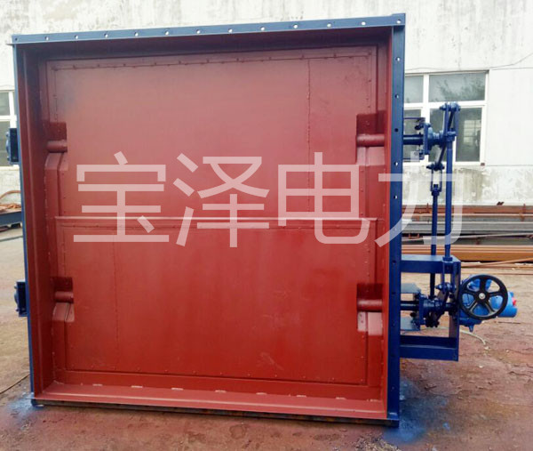 雙百葉脫硫擋板門